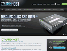 Tablet Screenshot of dynamixhost.com